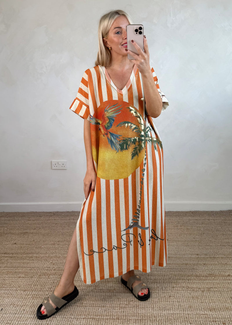Wanderlust maxi - sunset-The Style Attic