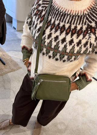 Whistler fair isle knit - cream-The Style Attic