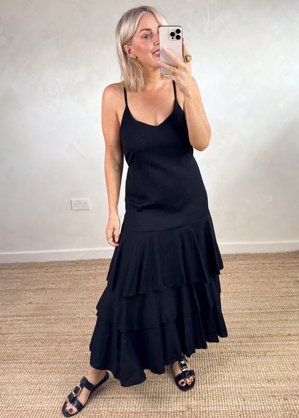 Whitney maxi - black-The Style Attic