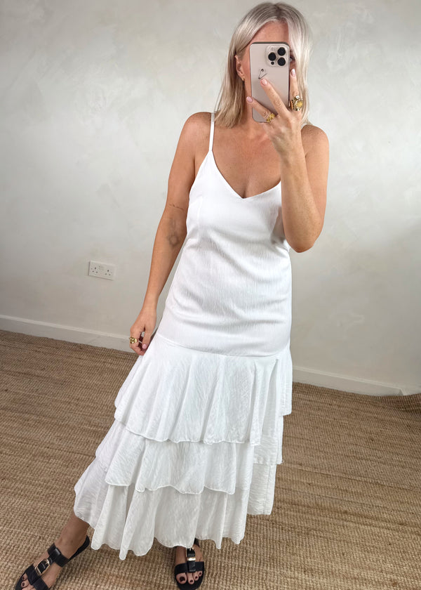 Whitney maxi - white-The Style Attic
