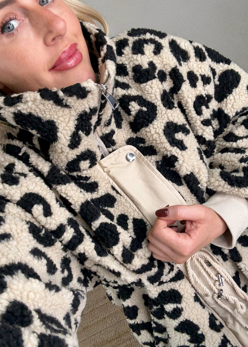 Wilderness Fleece jacket - animal-The Style Attic