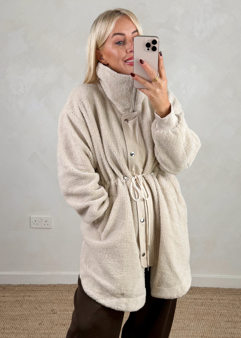 Wilderness Fleece jacket - beige-The Style Attic