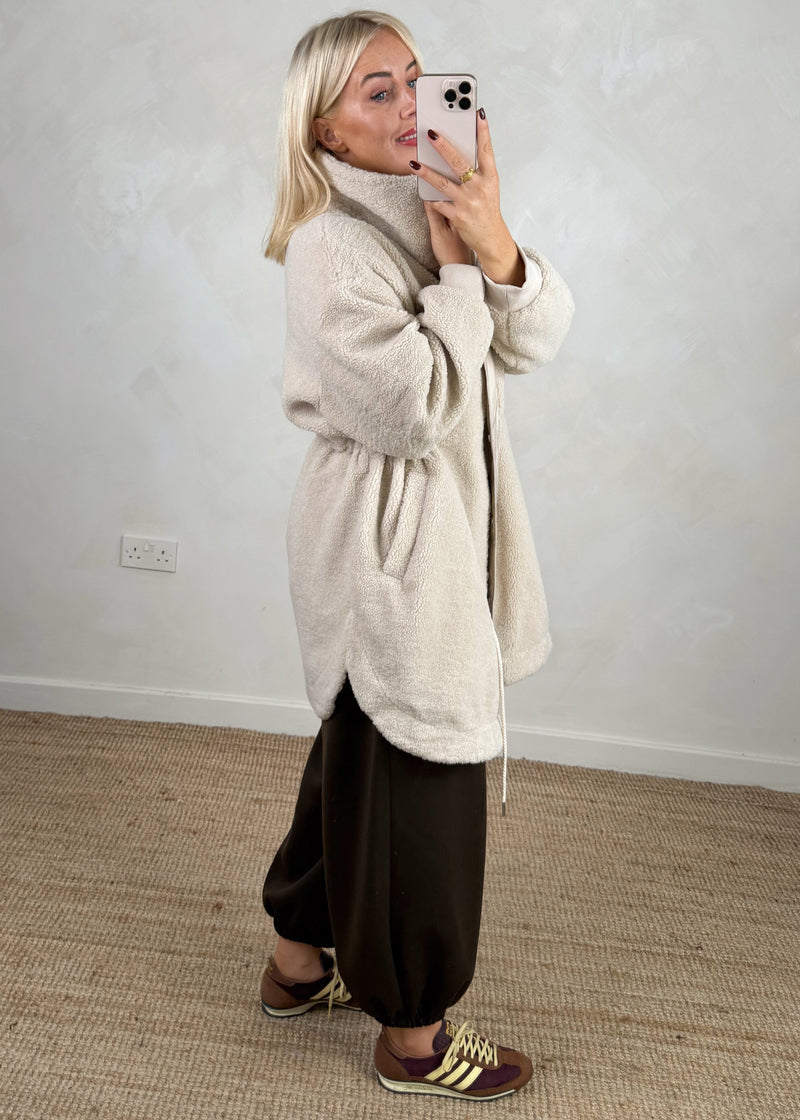 Wilderness Fleece jacket - beige-The Style Attic