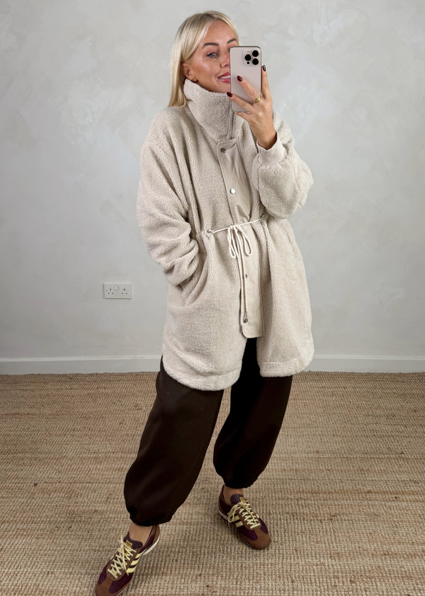 Wilderness Fleece jacket - beige-The Style Attic