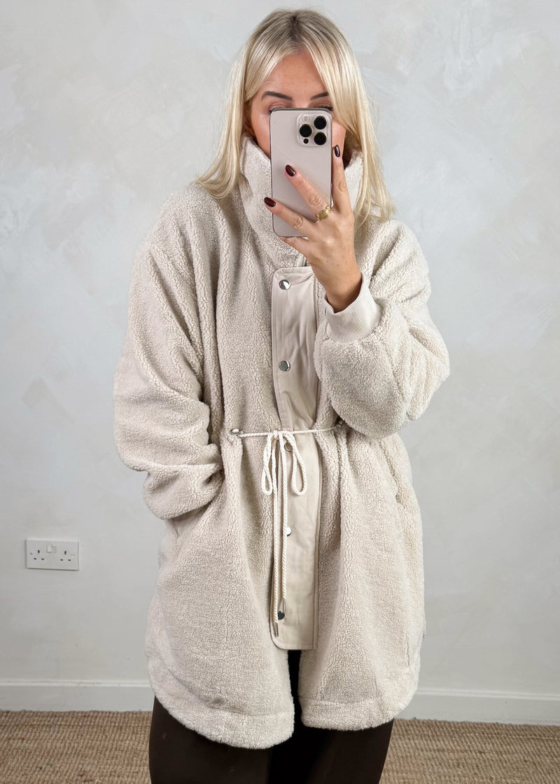 Wilderness Fleece jacket - beige-The Style Attic
