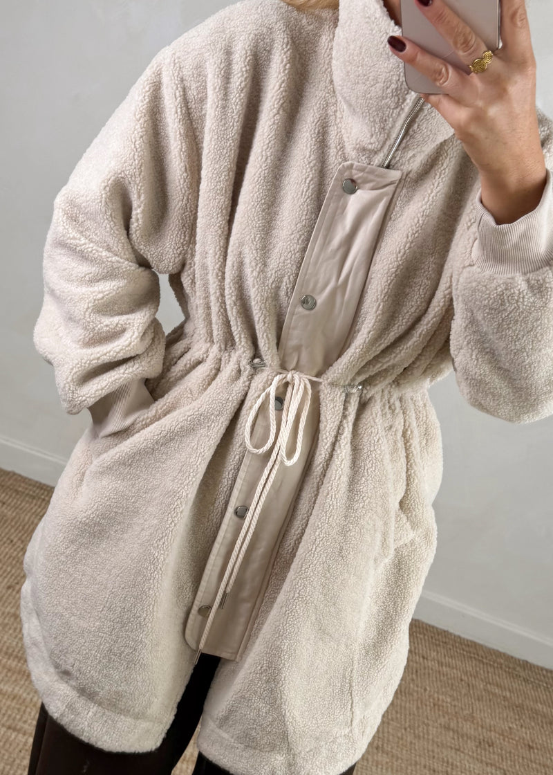 Wilderness Fleece jacket - beige-The Style Attic
