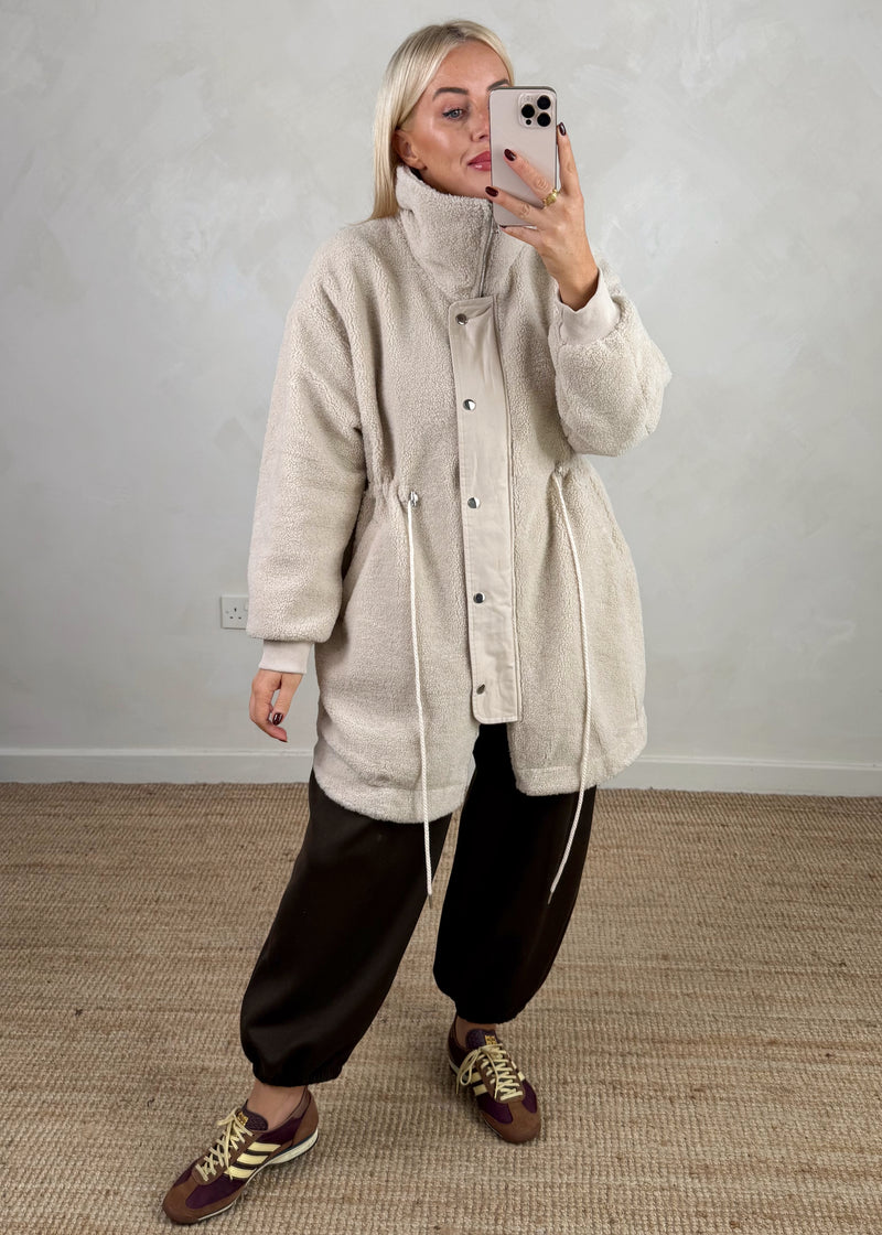 Wilderness Fleece jacket - beige-The Style Attic