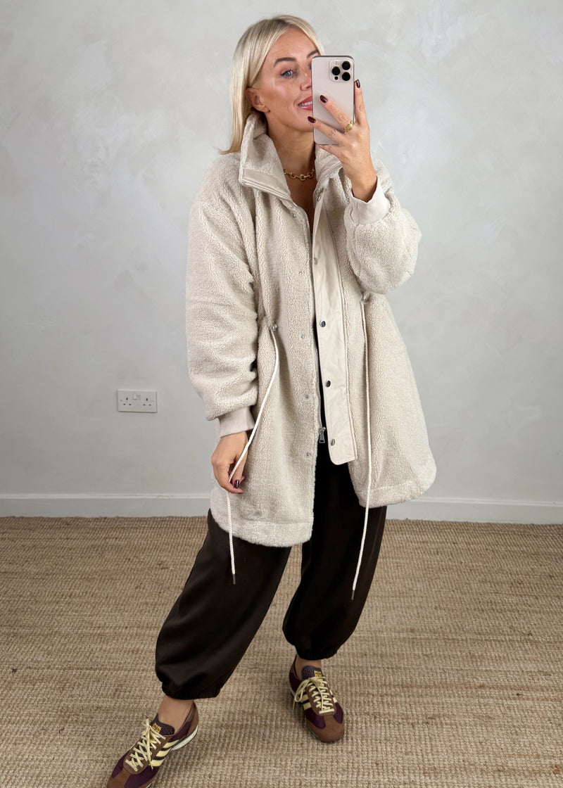 Wilderness Fleece jacket - beige-The Style Attic