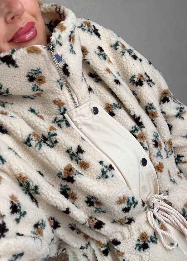 Wilderness Fleece jacket - floral-The Style Attic