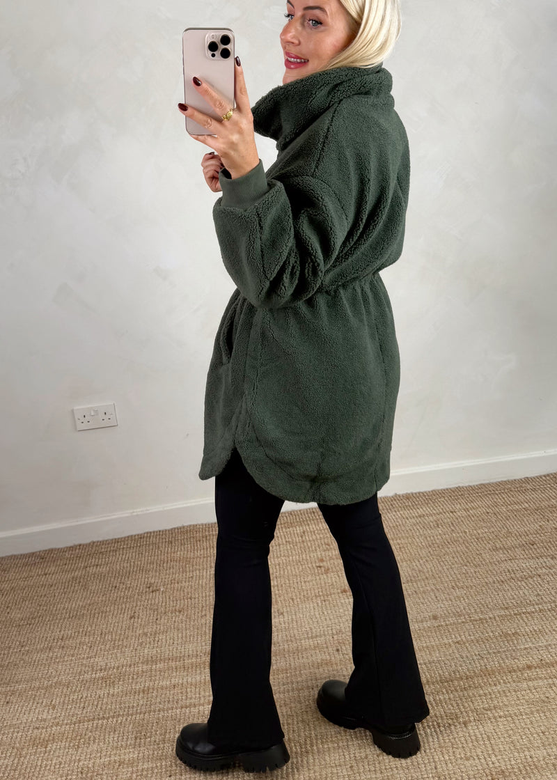 Wilderness Fleece jacket - khaki-The Style Attic
