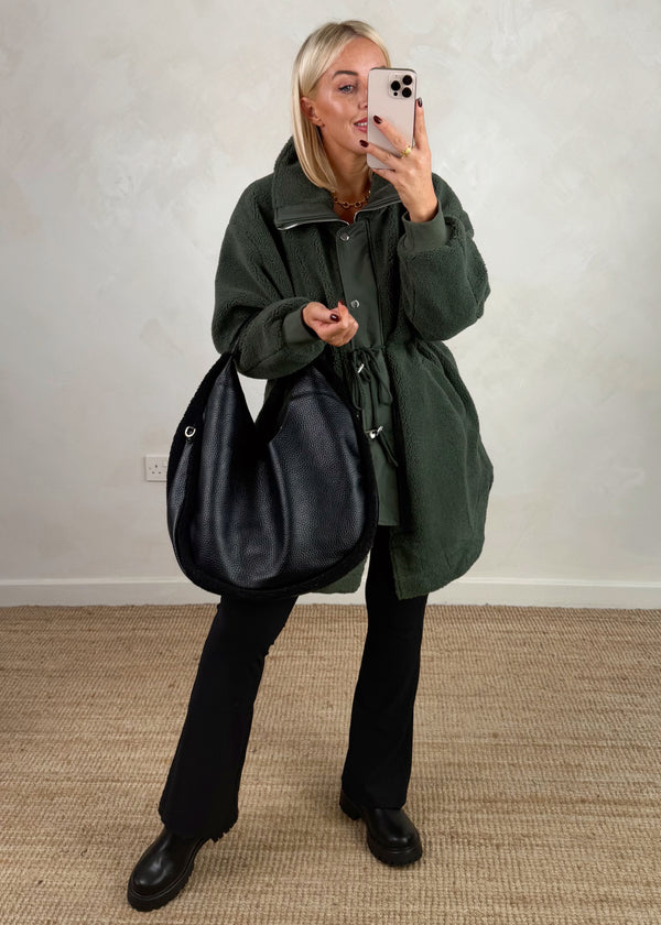 Wilderness Fleece jacket - khaki-The Style Attic