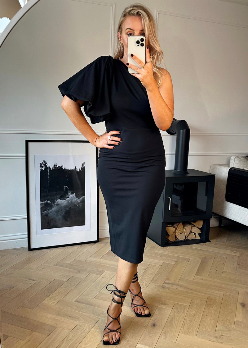 Willow Midi Dress - black – The Style Attic