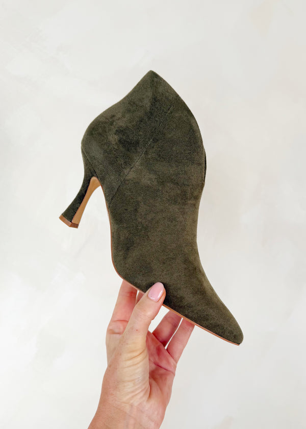 Winifred ankle boots - olive-The Style Attic