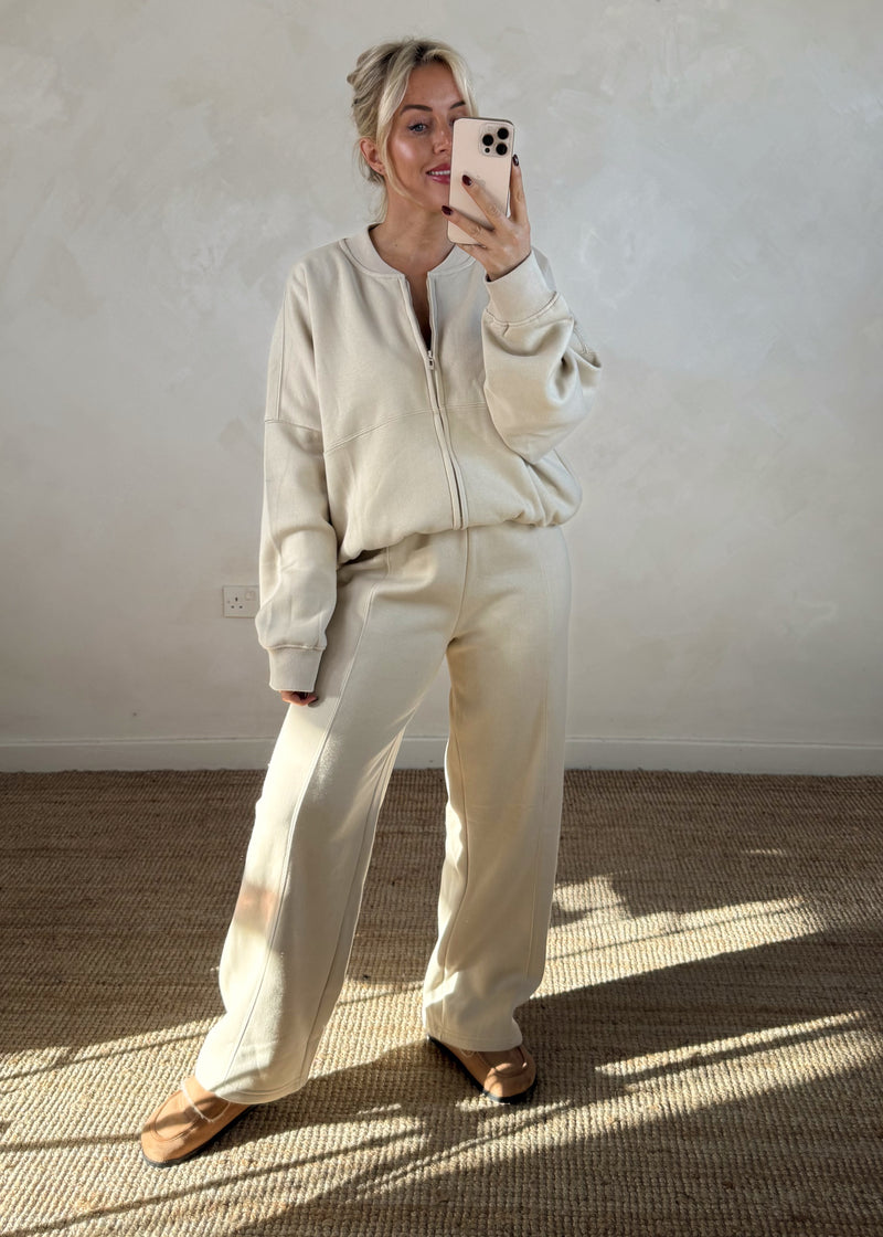 Woody co-ord - beige-The Style Attic