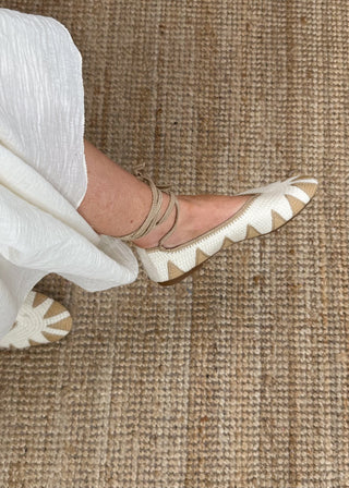 Woven lace up pump-The Style Attic
