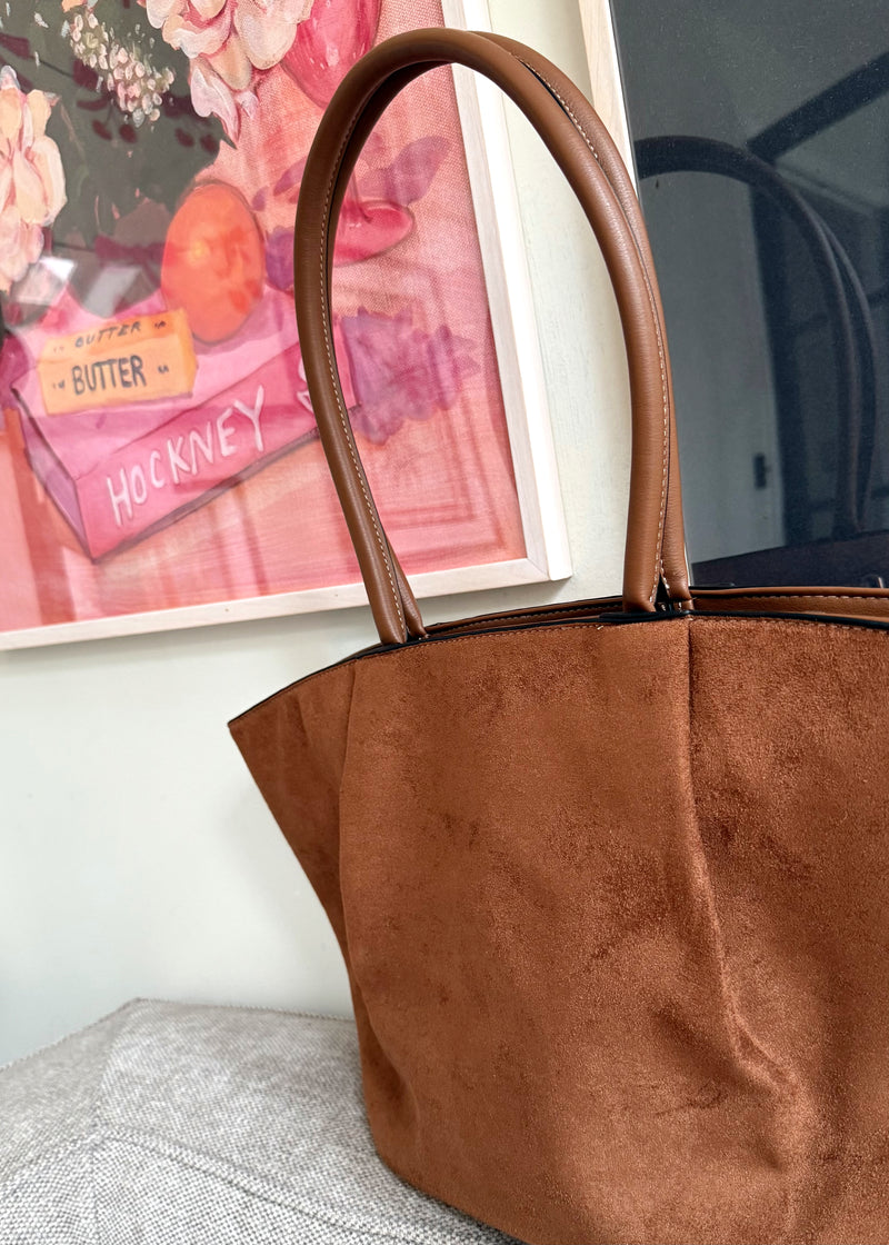 Yasmin tote bag - chocolate-The Style Attic