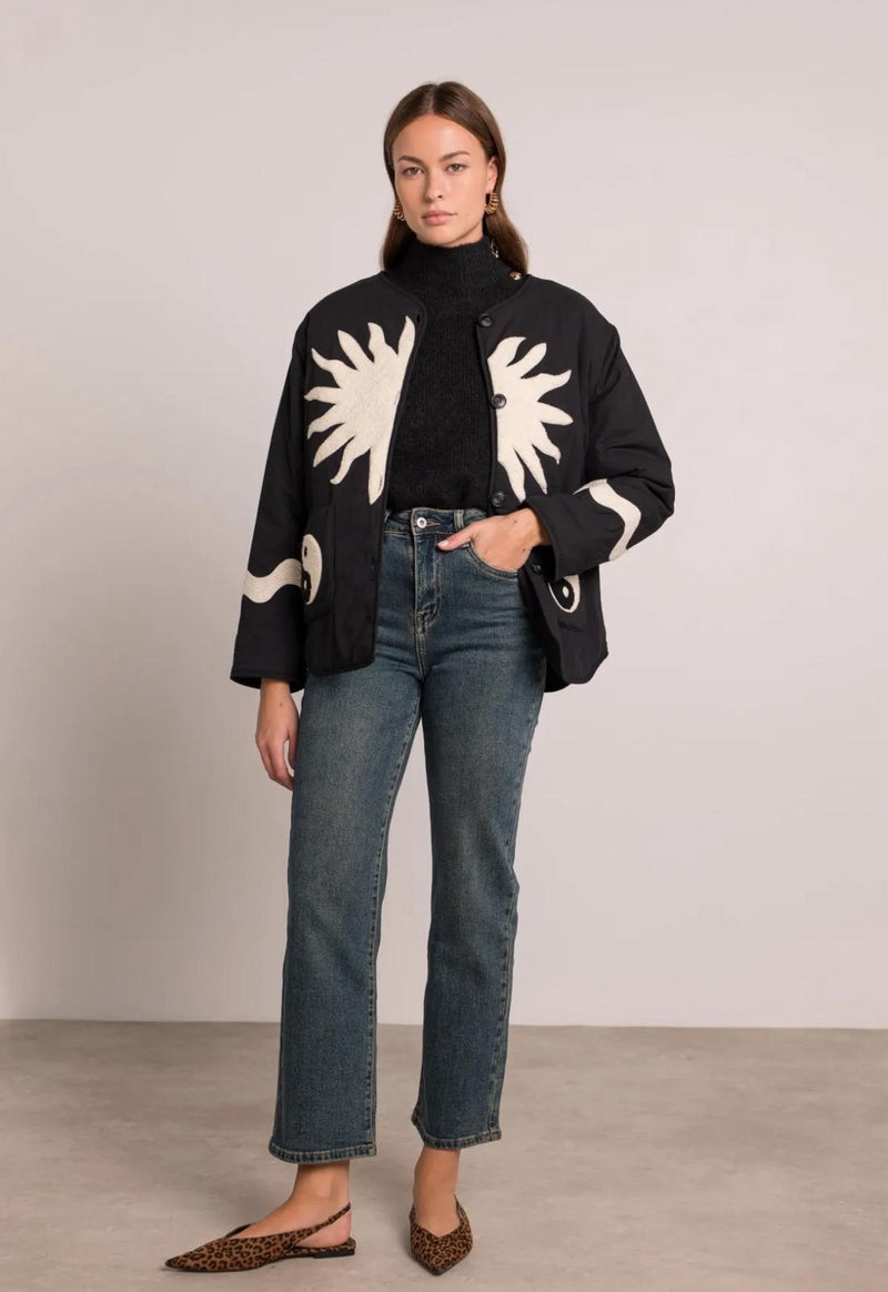 Ying & Yang jacket-The Style Attic