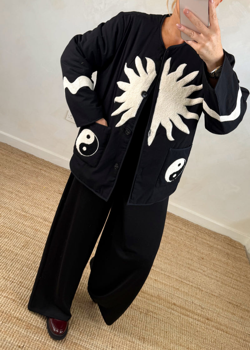 Ying & Yang jacket-The Style Attic