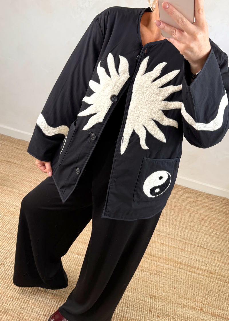 Ying & Yang jacket-The Style Attic