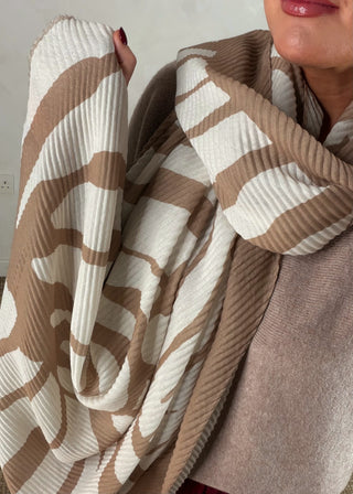 Zebra scarf-The Style Attic