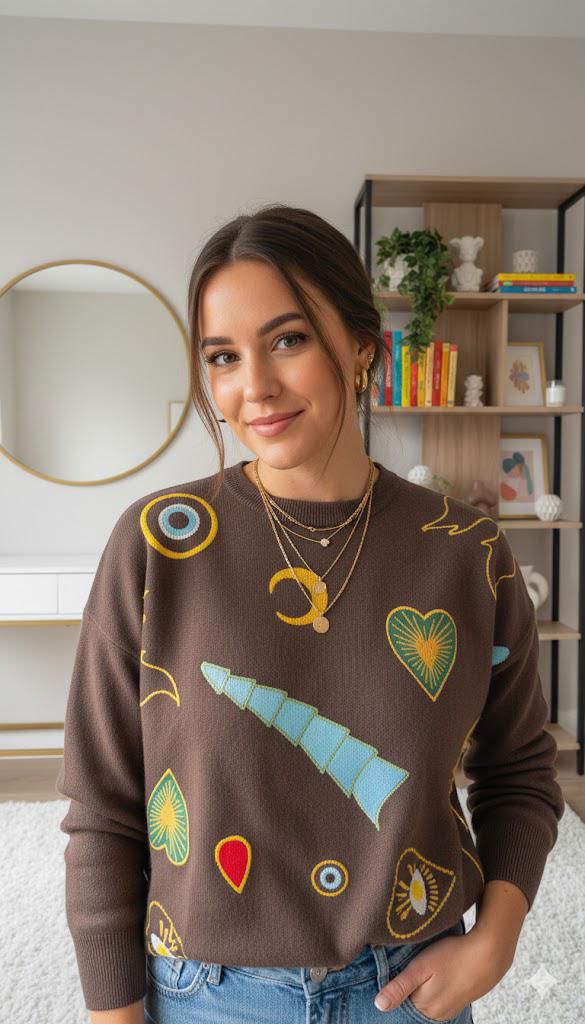 Essie jumper - chocolate