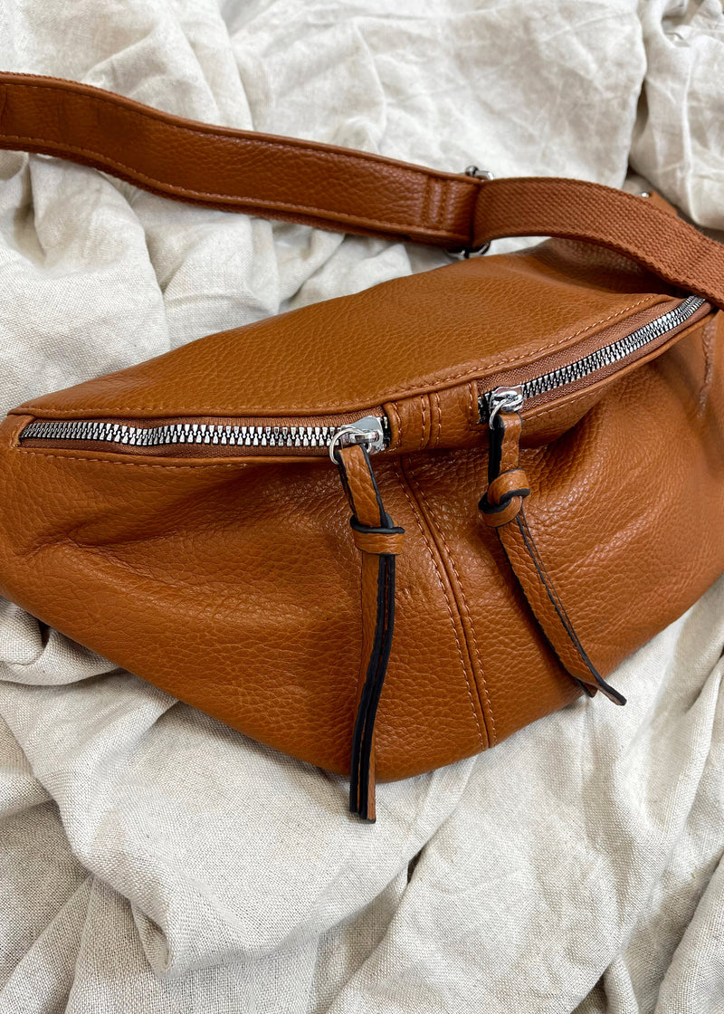 Loxton sling bag - Tan-The Style Attic
