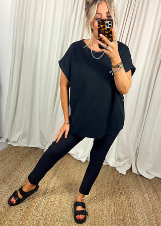 Smooth Magic Pants - Black-The Style Attic