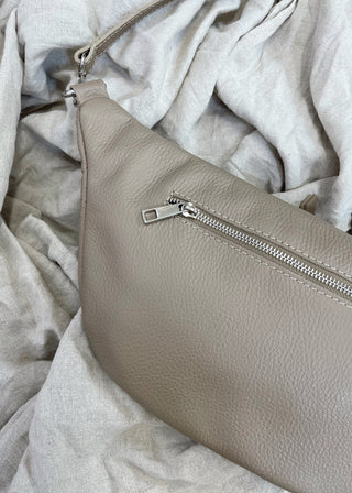 Tori leather sling bag - Mud-The Style Attic